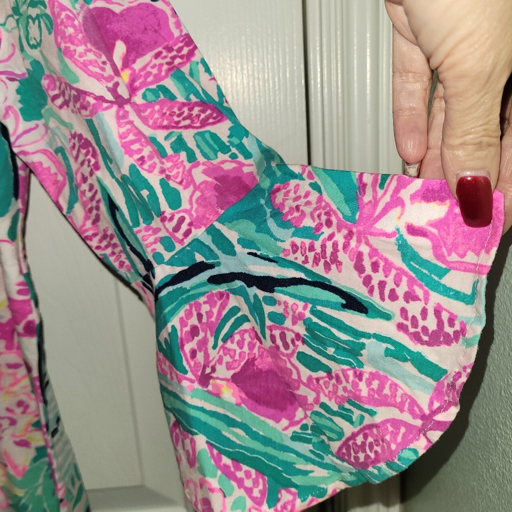 🌸Lilly Pulitzer Fontaine Top in "Multi via Flora"🌸 - Picture 12 of 13
